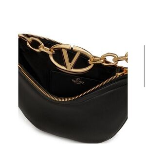 Leather black VALENTINO GARAVANI